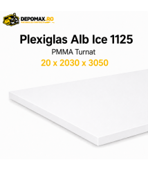 Plexiglas Alb Ice 1125 PMMA turnat 20 x 2030 x 3050 mm Plexiglas Alb Ice 1125 PMMA turnat 20 x 2030 x 3050 mm